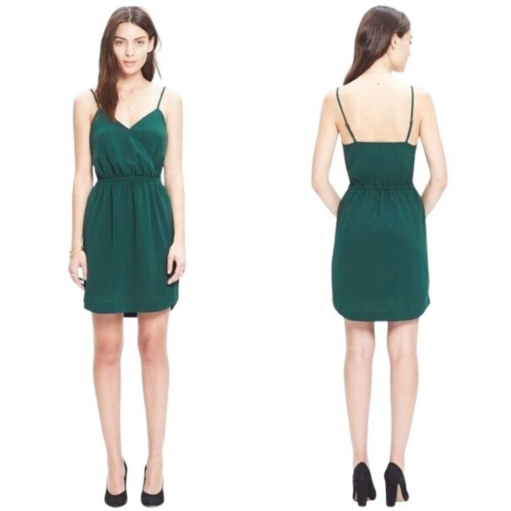 Madewell Wrap Front Cami Sundress in Bowling Green With Pockets Size 4
